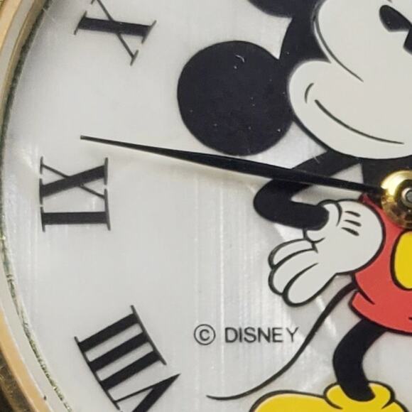 Disney X Lorus Mickey Mouse Mother of Peral VTG Watch main image 4